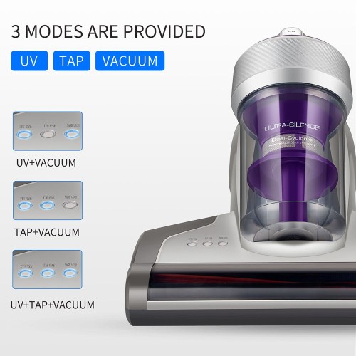 Jimmy JV35 Mattress Vacuum Cleaner for Mattresses with 700W Rated Power, UV Light - Grey 2