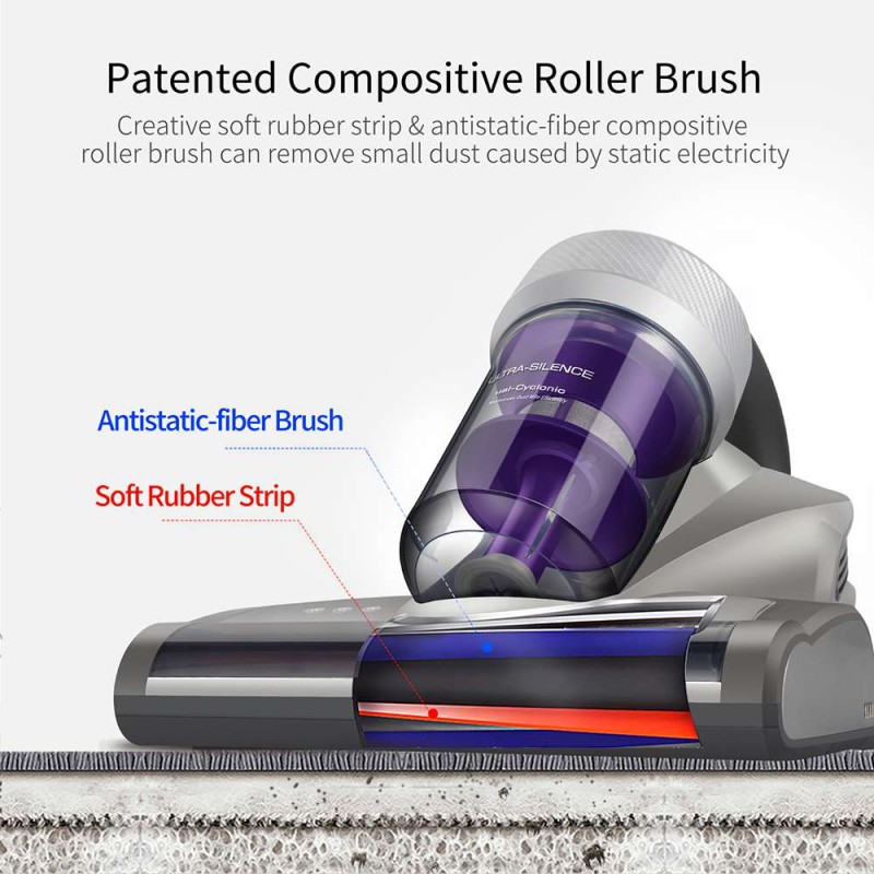 Jimmy JV35 Mattress Vacuum Cleaner for Mattresses with 700W Rated Power, UV Light - Grey