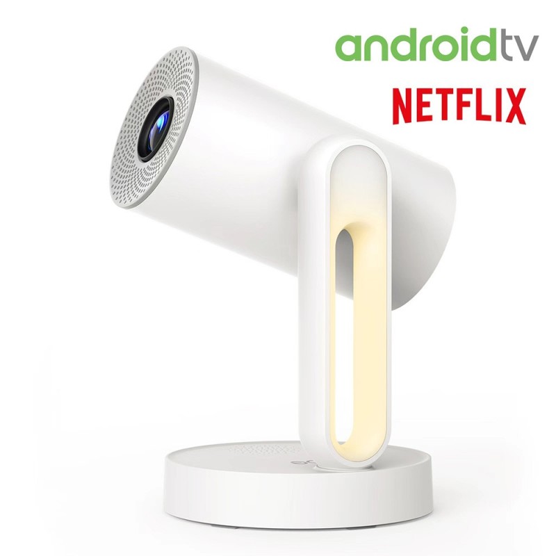 ETOE Starfish Projector, Native 720P Resolution, 300 ANSi Lumens, 140° Non-polar Rotation - White