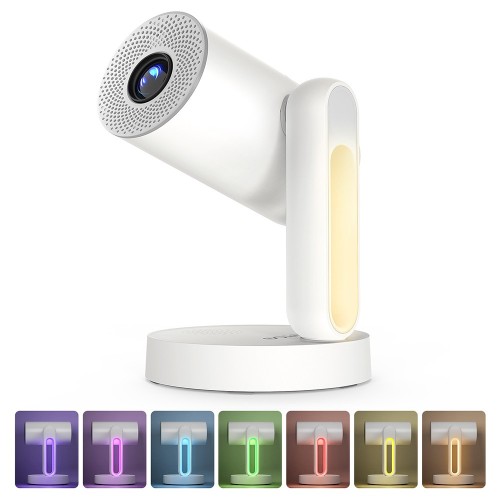 ETOE Starfish Projector, Native 720P Resolution, 300 ANSi Lumens, 140° Non-polar Rotation - White 2