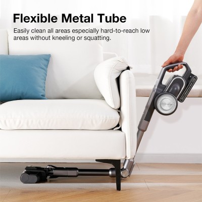 JIMMY  H10 Flex Cordless Handheld Vacuum Cleaner, 245AW Suction, 4 Cleaning Modes - Silver